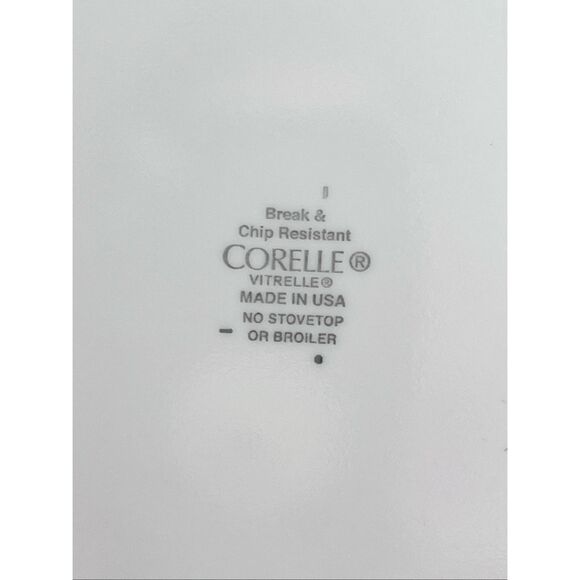 VTG Set of 5 Corelle Dinner Plate SOUTH BEACH Turquoise Blue Dot Dinner 10.25" - Picture 4 of 5